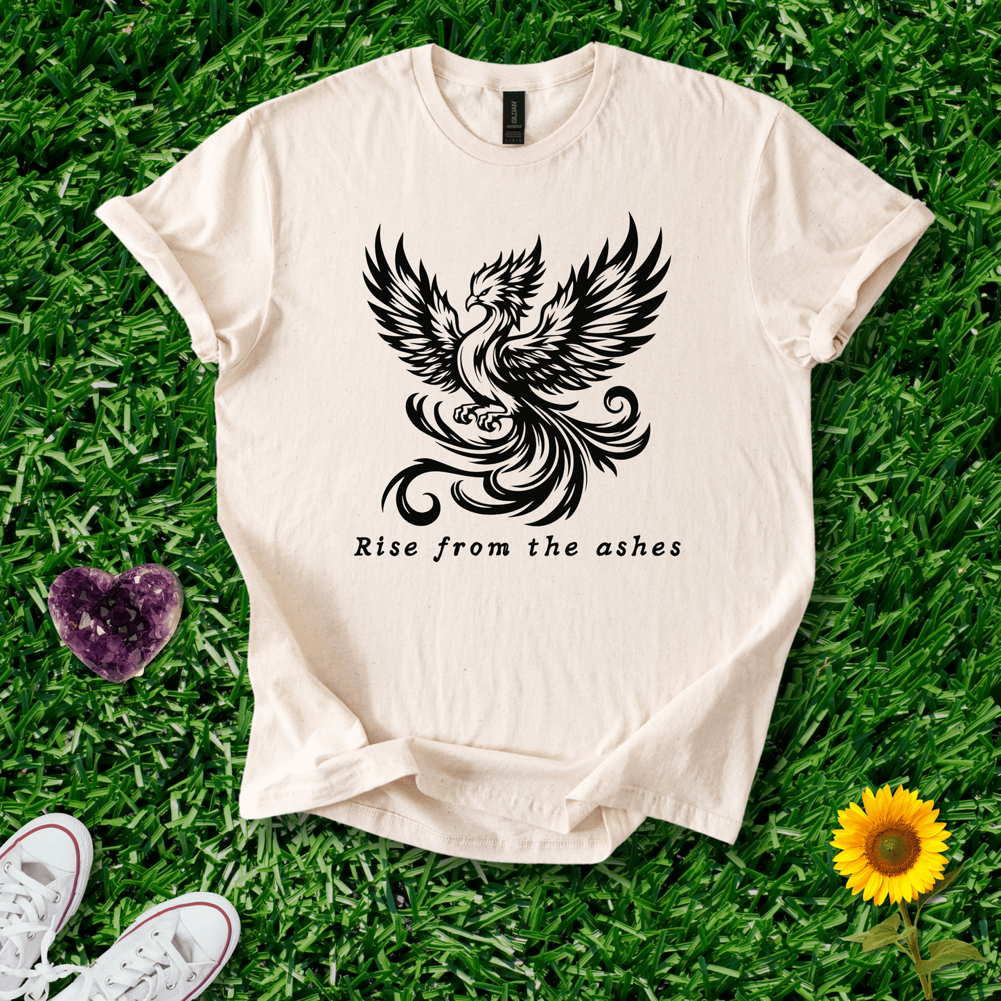 Printify T-Shirt Natural / S Rise From The Ashes