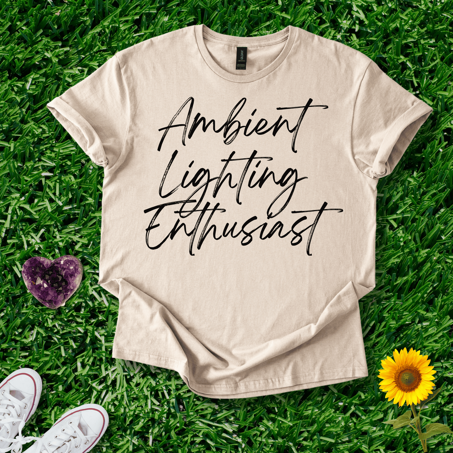 Printify T-Shirt Sand / S Ambient Lighting Enthusiast