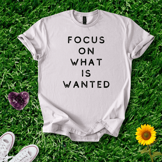 Focus On What Is Wanted