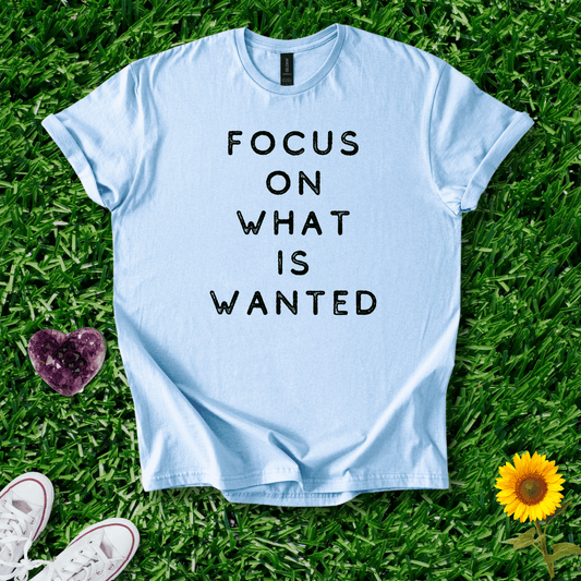 Focus On What Is Wanted