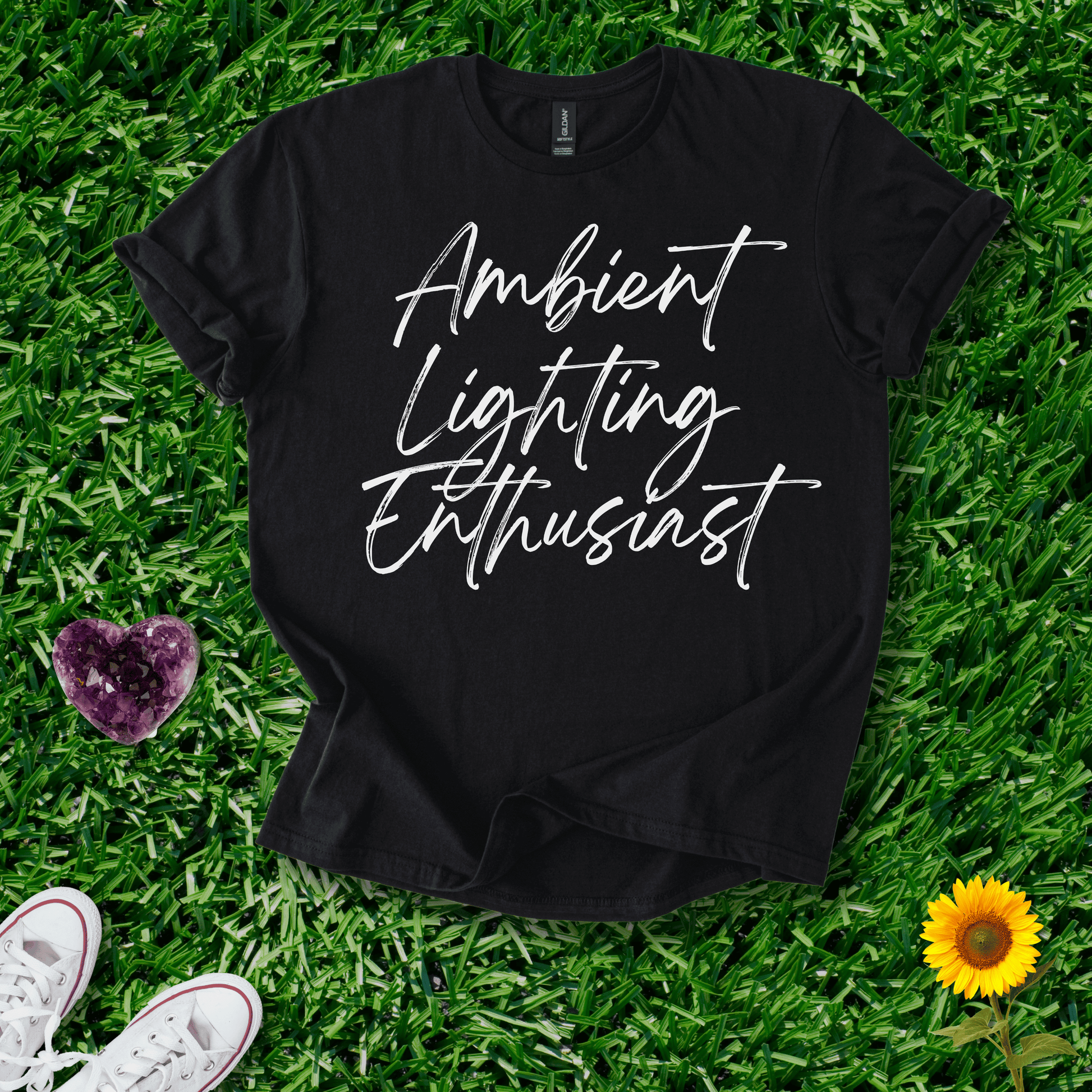 Printify T-Shirt Black / S Ambient Lighting Enthusiast