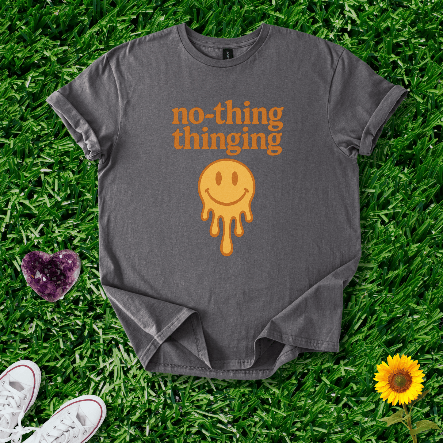 Printify T-Shirt Charcoal / S No-Thing Thinging