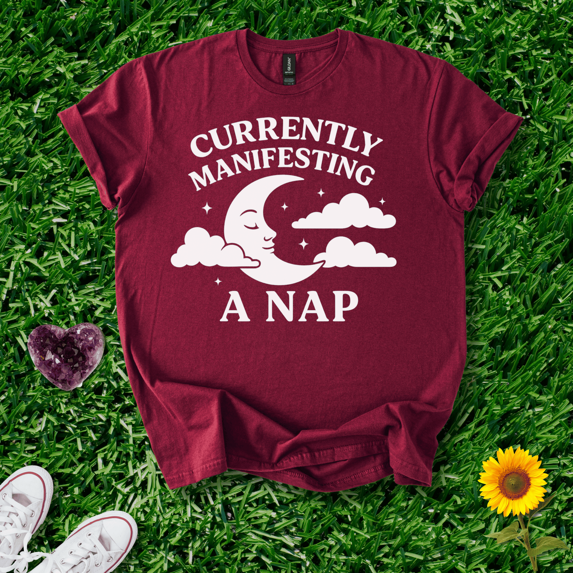 Printify T-Shirt Currently Manifesting A Nap