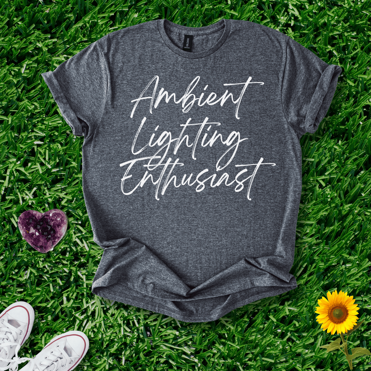 Printify T-Shirt Dark Heather / S Ambient Lighting Enthusiast