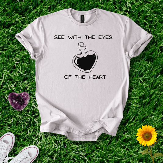 Printify T-Shirt Ice Grey / S Eyes Of The Heart