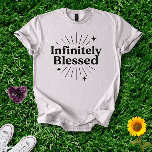 Printify T-Shirt Ice Grey / S Infinitely Blessed