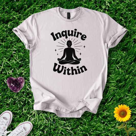 Printify T-Shirt Ice Grey / S Inquire Within