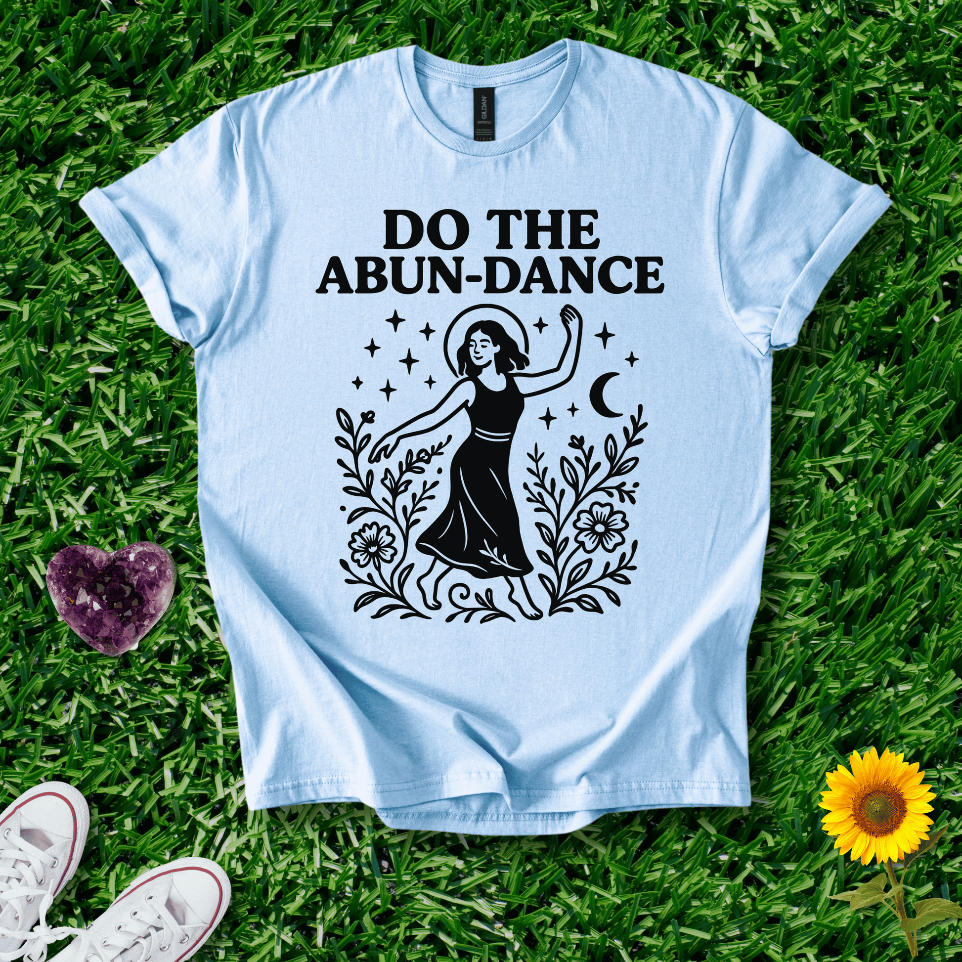 Printify T-Shirt Light Blue / S Do The Abun-Dance
