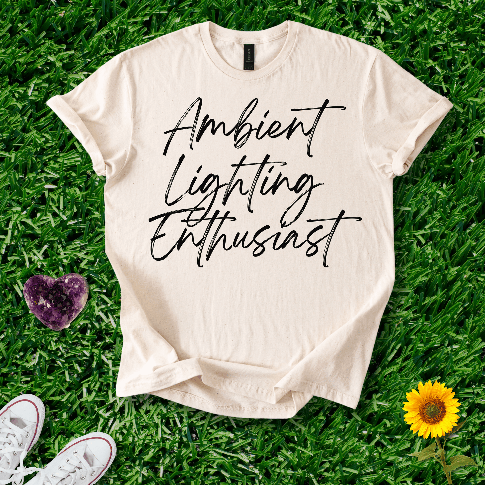 Printify T-Shirt Natural / S Ambient Lighting Enthusiast