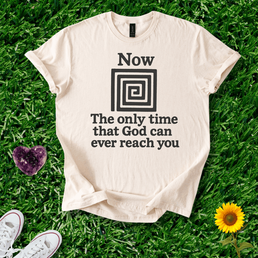 Printify T-Shirt Natural / S God Is Now
