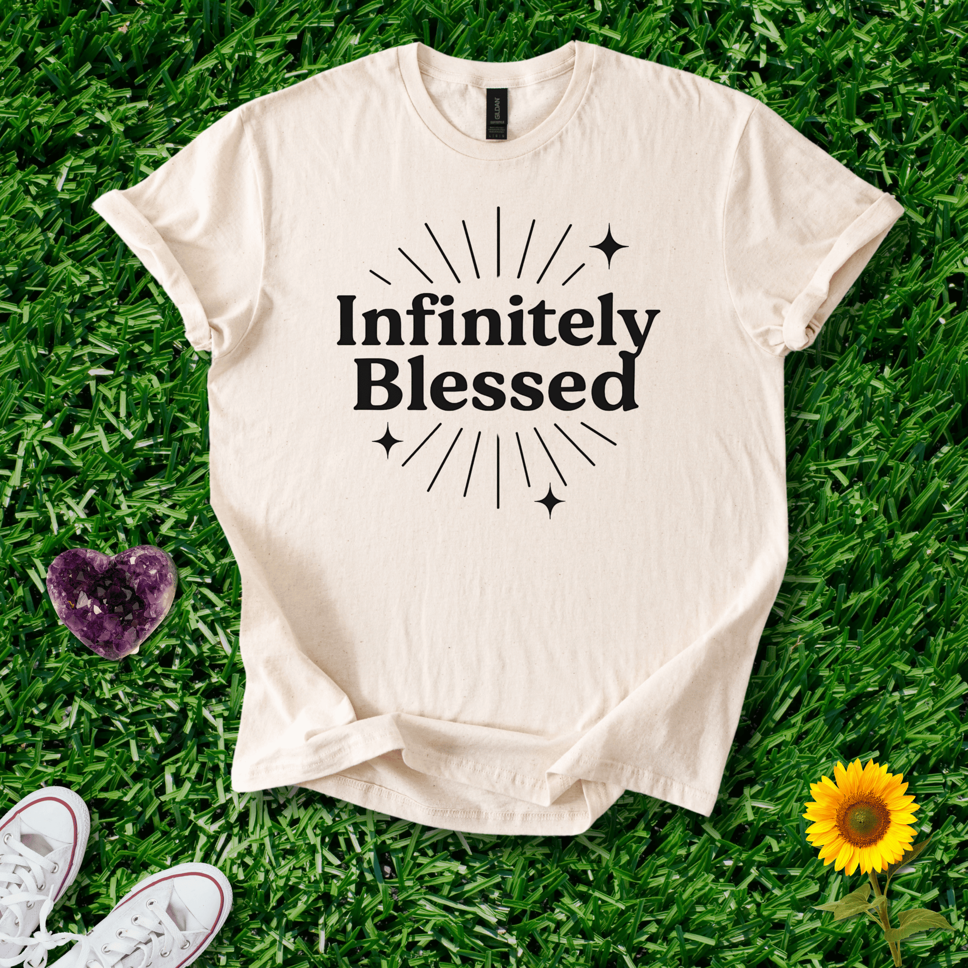 Printify T-Shirt Natural / S Infinitely Blessed