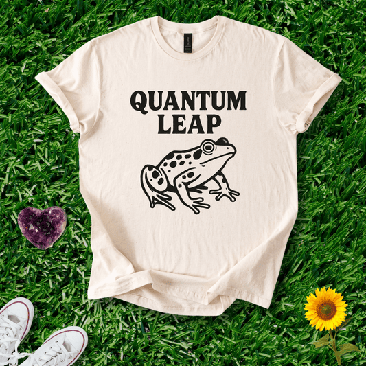 Printify T-Shirt Natural / S Quantum Leap Frog