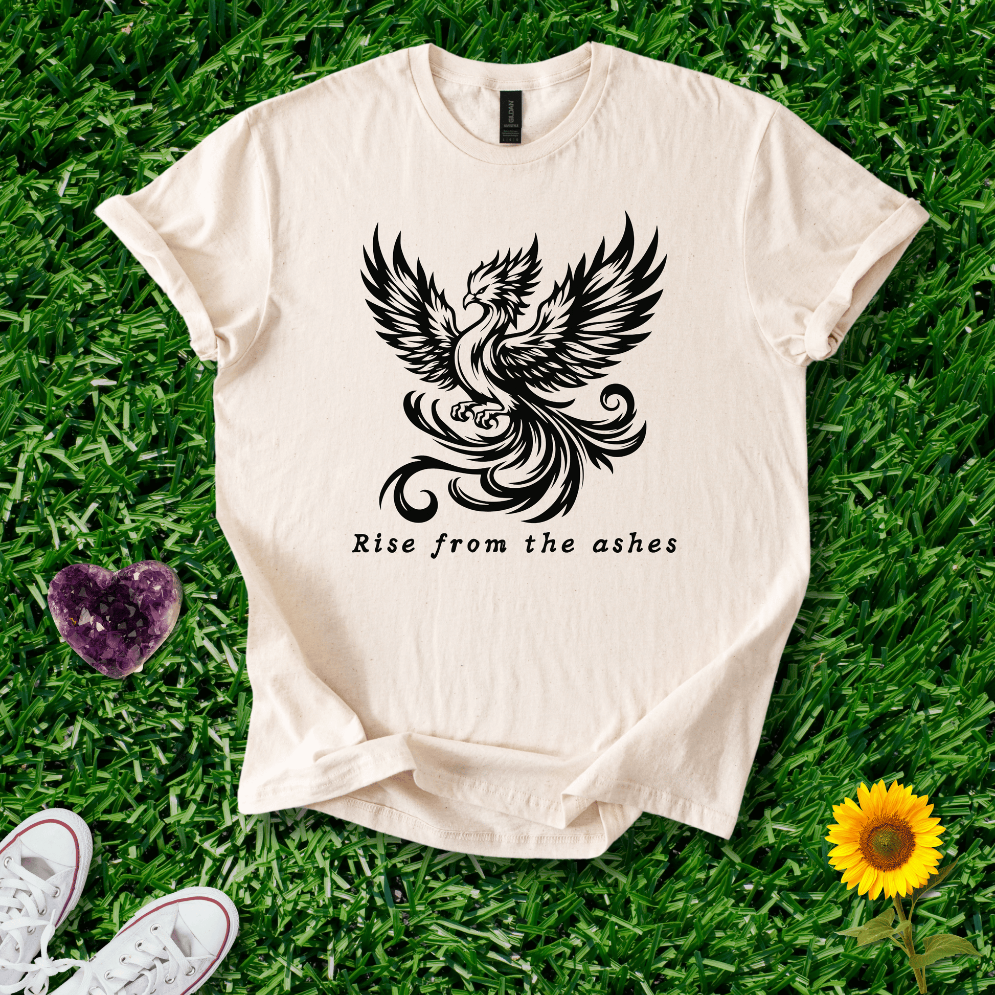 Printify T-Shirt Natural / S Rise From The Ashes
