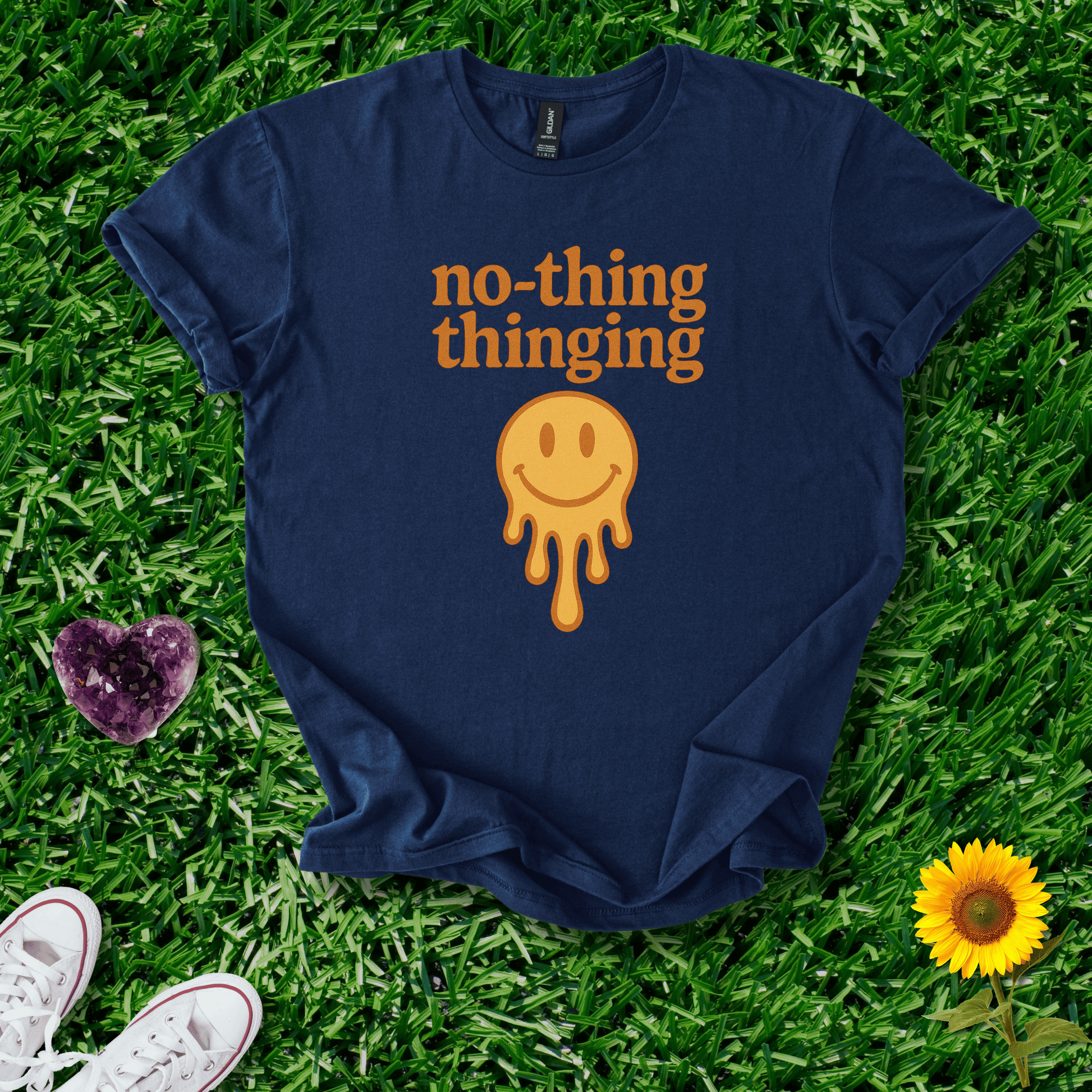 Printify T-Shirt Navy / S No-Thing Thinging