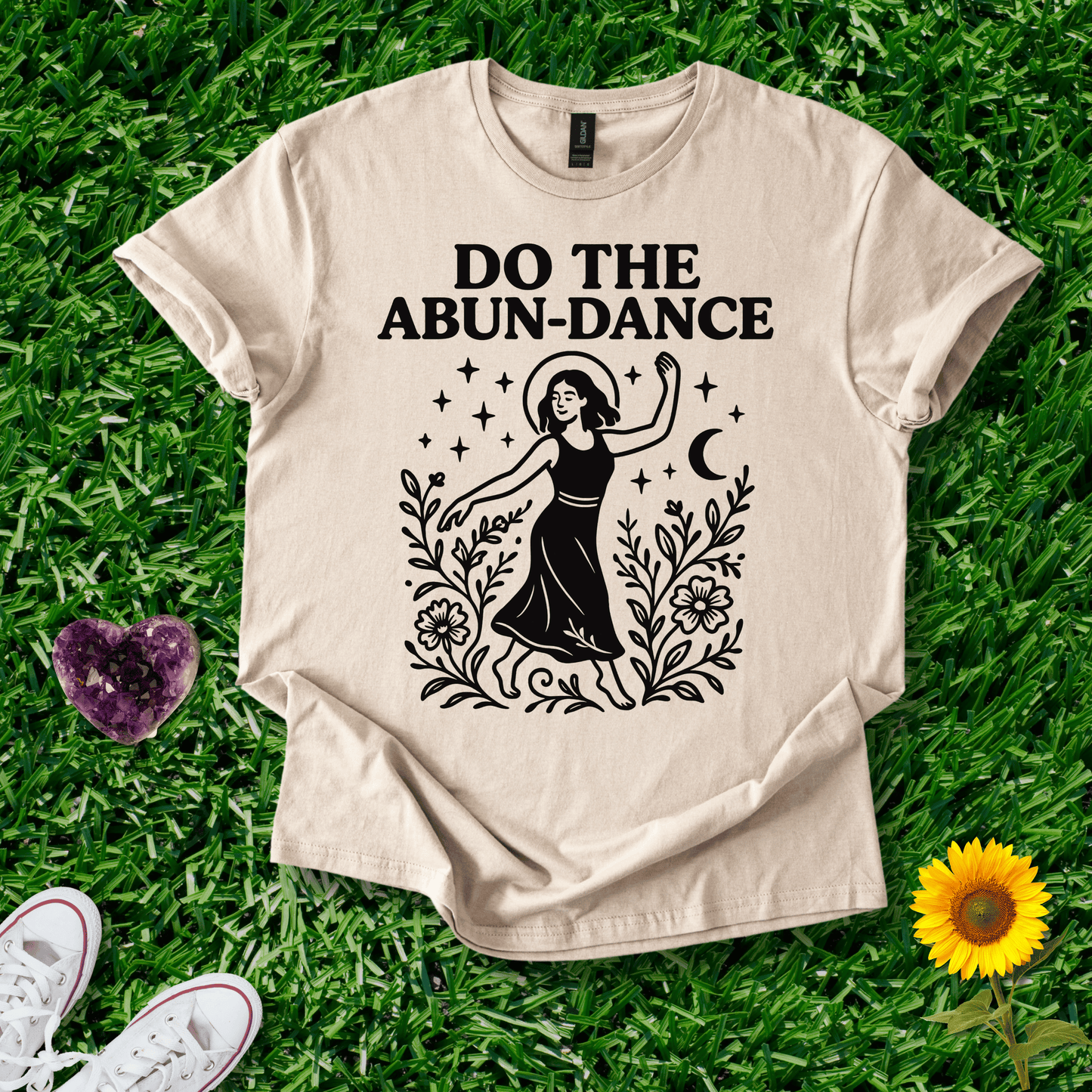 Printify T-Shirt Sand / S Do The Abun-Dance