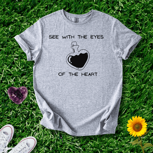 Printify T-Shirt Sport Grey / S Eyes Of The Heart