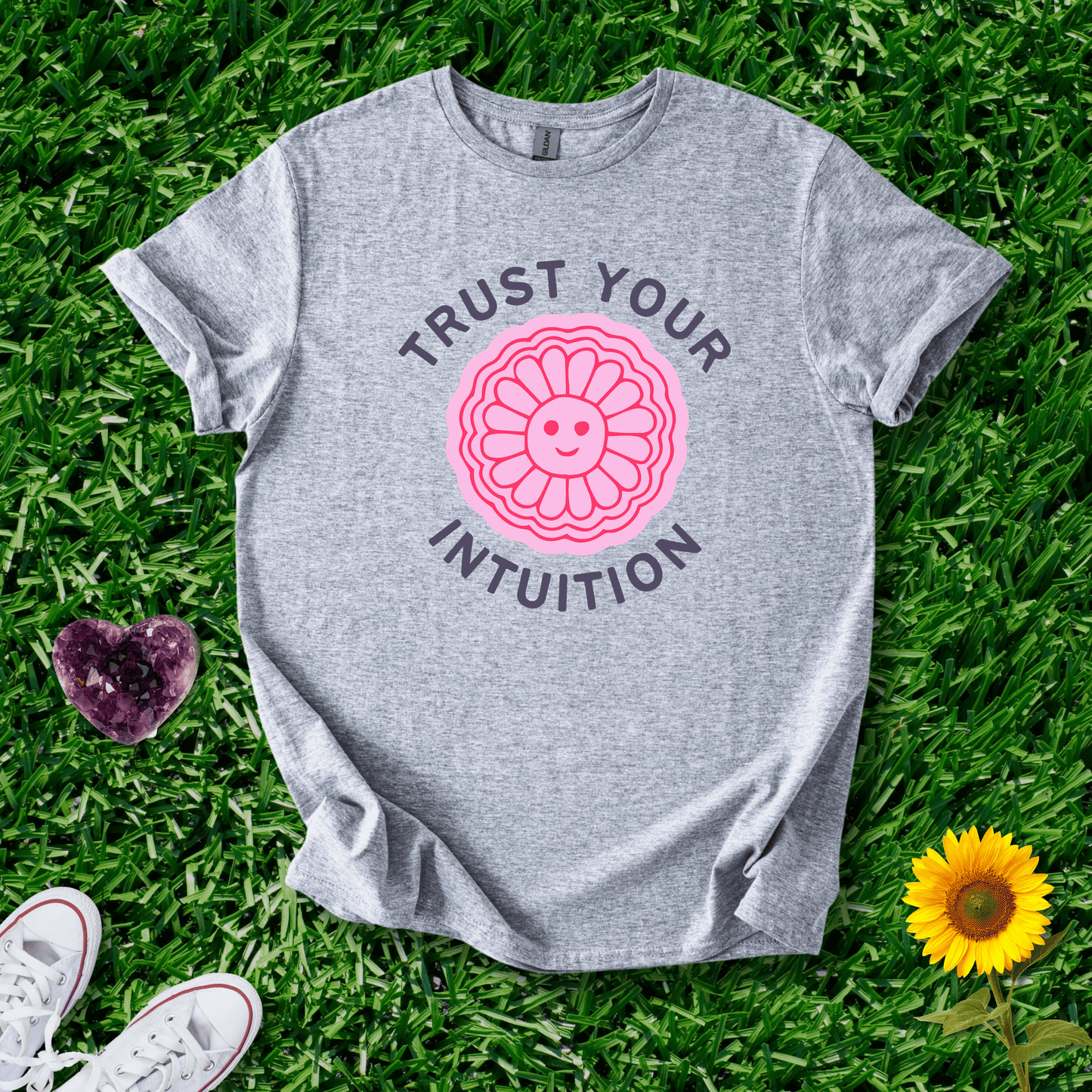 Printify T-Shirt Sport Grey / S Trust Your Intuition