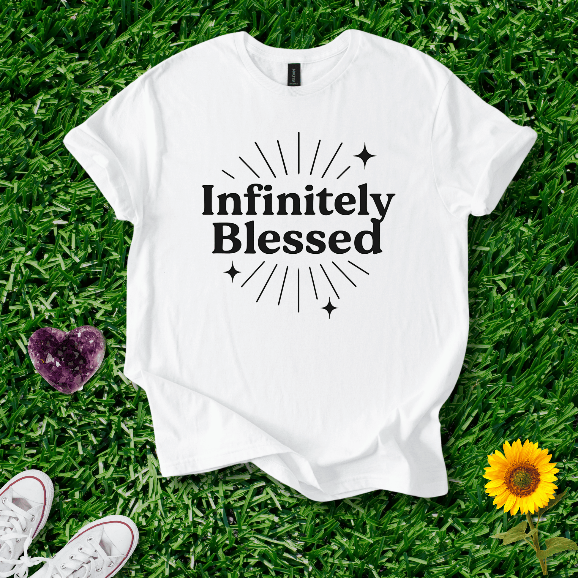Printify T-Shirt White / S Infinitely Blessed