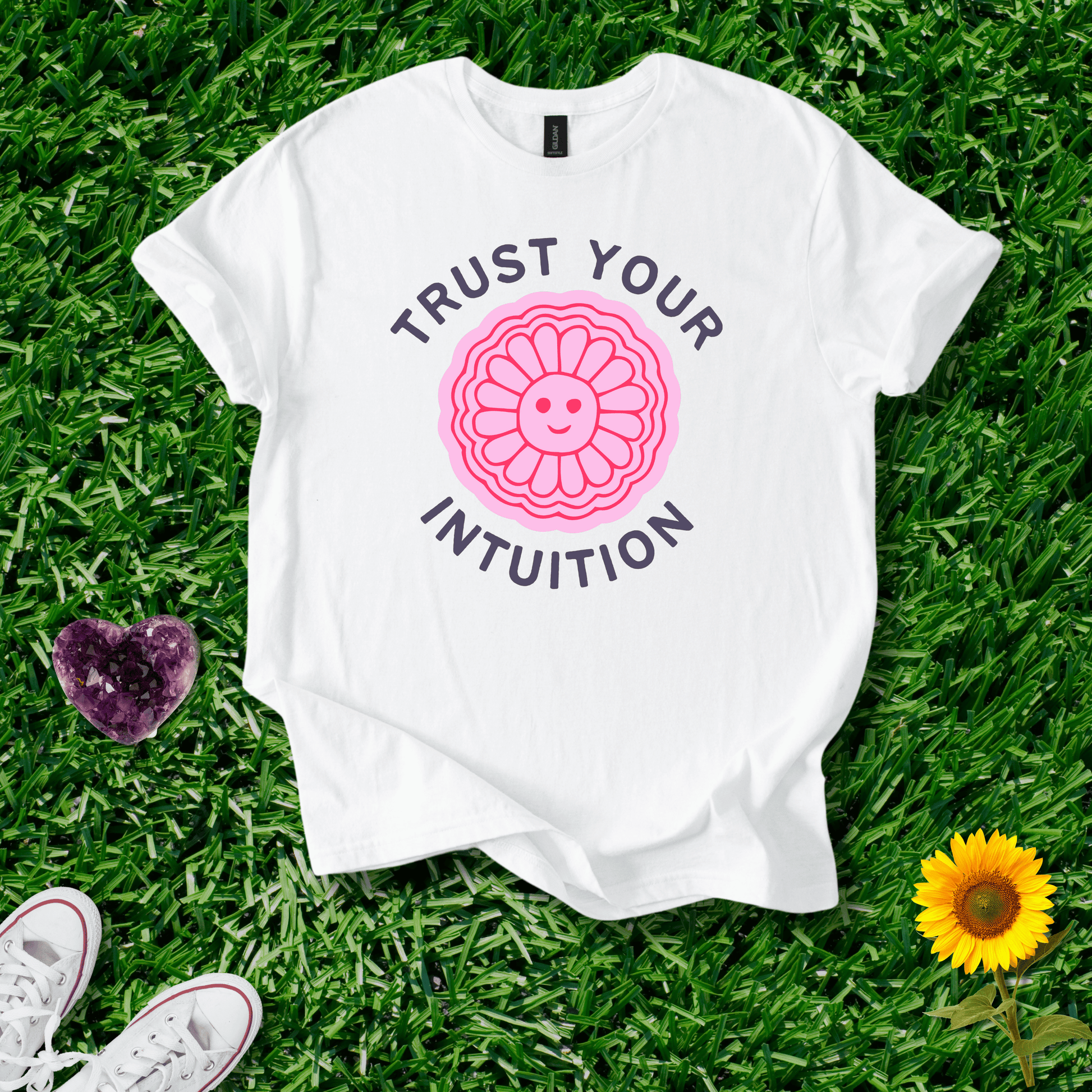 Printify T-Shirt White / S Trust Your Intuition
